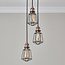 Kilmere 3lt Pendant Matt Black / Copper