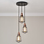 Kilmere 3lt Pendant Matt Black / Copper