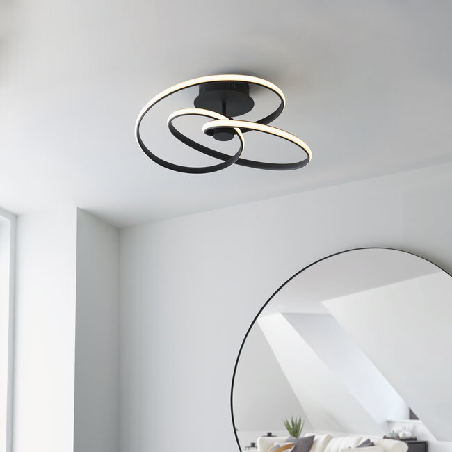 Dune Semi flush - Black