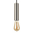 Slim pendant brushed chrome