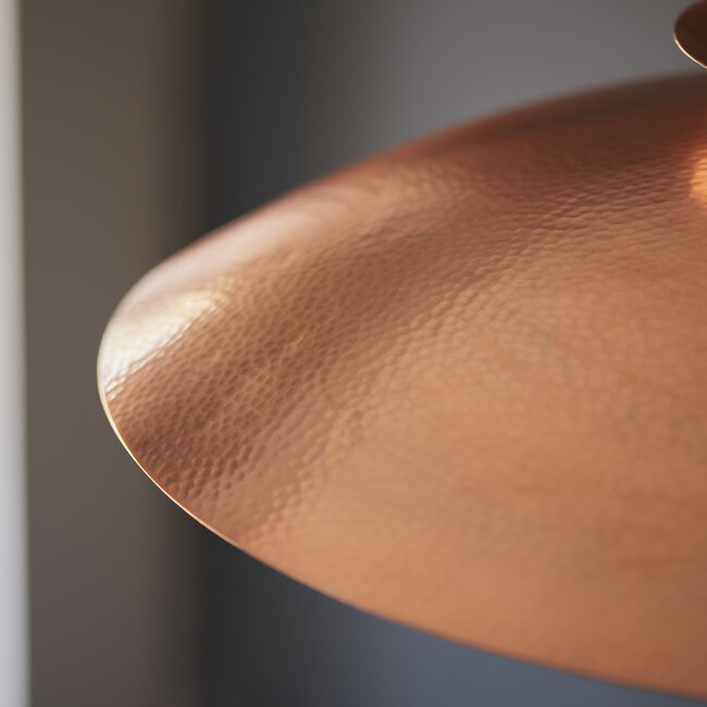 Arana Hammered Pendant - Copper