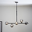 Otis 5lt Linear Pendant - Black Chrome