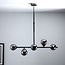 Otis 5lt Linear Pendant - Black Chrome