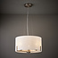 Westbourne 3lt Pendant Matt Nickel / Ivory