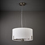 Westbourne 3lt Pendant Matt Nickel / Ivory