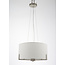 Westbourne 3lt Pendant Matt Nickel / Ivory