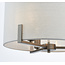 Westbourne 3lt Pendant Matt Nickel / Ivory