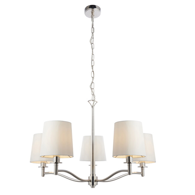 Ortona 5lt Pendant - Bright nickel - Factory Second