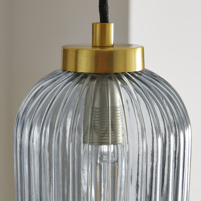 Riley 1 Lt Pendant Ceiling Fitting Navy