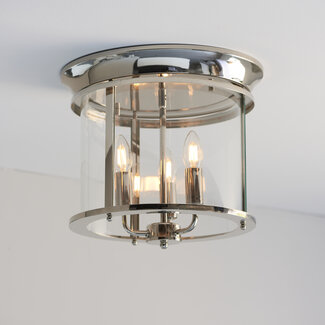 Hampworth 3lt flush 6W  - bright nickel plate - Factory Second