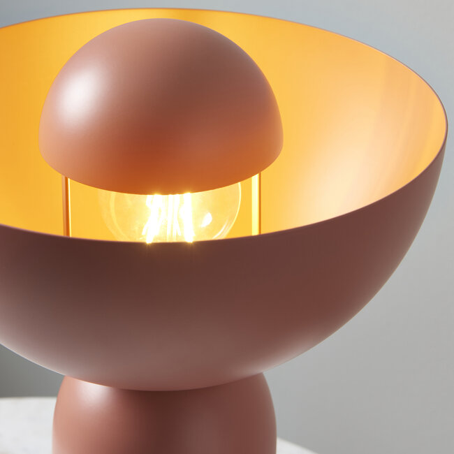 Torch Uplighter Touch Table Lamp Clay