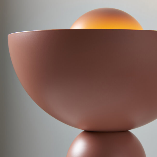 Torch Uplighter Touch Table Lamp Clay