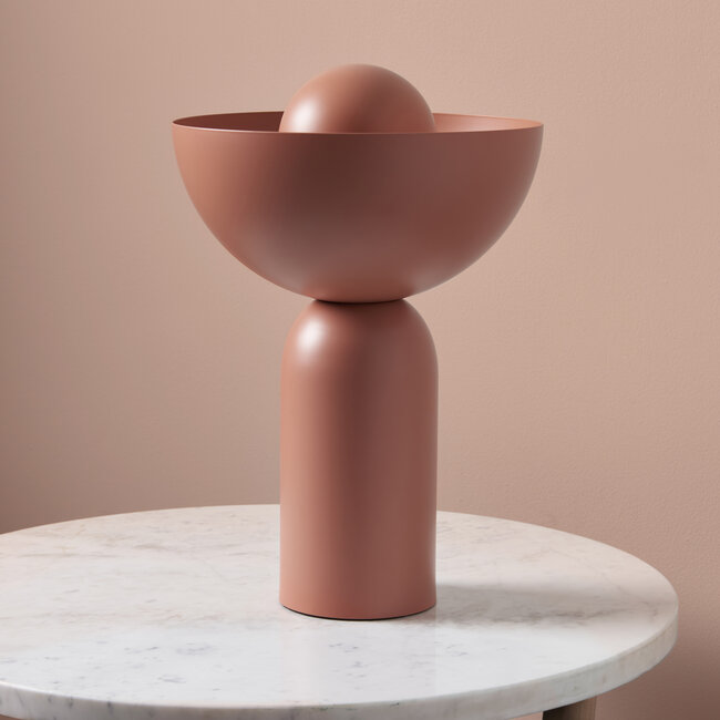 Torch Uplighter Touch Table Lamp Clay