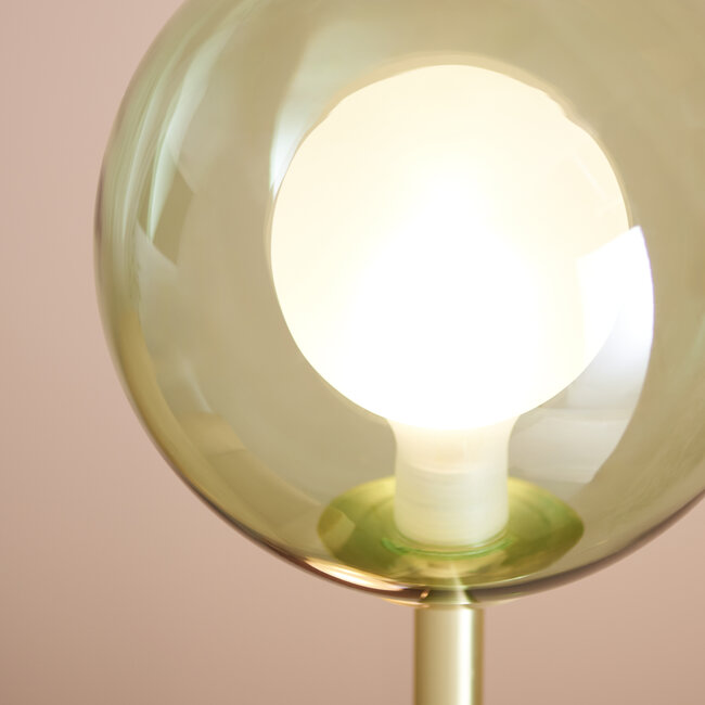 Angelina Multi Coloured Glass 2lt Floor Lamp