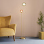 Angelina Multi Coloured Glass 2lt Floor Lamp