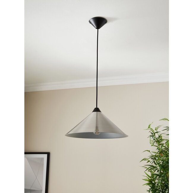 Fontana 1lt Pendant Brushed Chrome