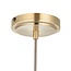 Carmella 1lt Pendant Matt Putty / Brass