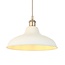 Carmella 1lt Pendant Matt Putty / Brass