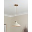 Carmella 1lt Pendant Matt Putty / Brass