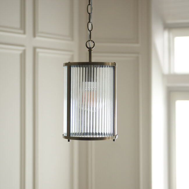 Ridgeton Single Pendant - Ant Brass