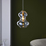 Kelda Shaped Pendant - Champagne/Satin Brass