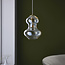 Kelda Shaped Pendant - Champagne/Satin Brass