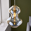 Kelda Shaped Pendant - Champagne/Satin Brass