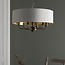 Highclere 6lt Pendant - A.Brass
