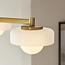 Boss 3lt Semi Flush - Br Aged Brass/Frosted