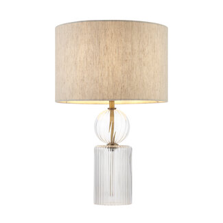 Samantha 1lt Table Ribbed Glass