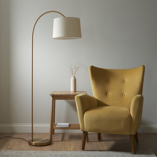 Carlson Floor - Warm Brass/Cream