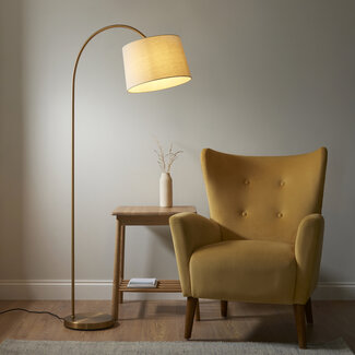 Carlson Floor - Warm Brass/Cream