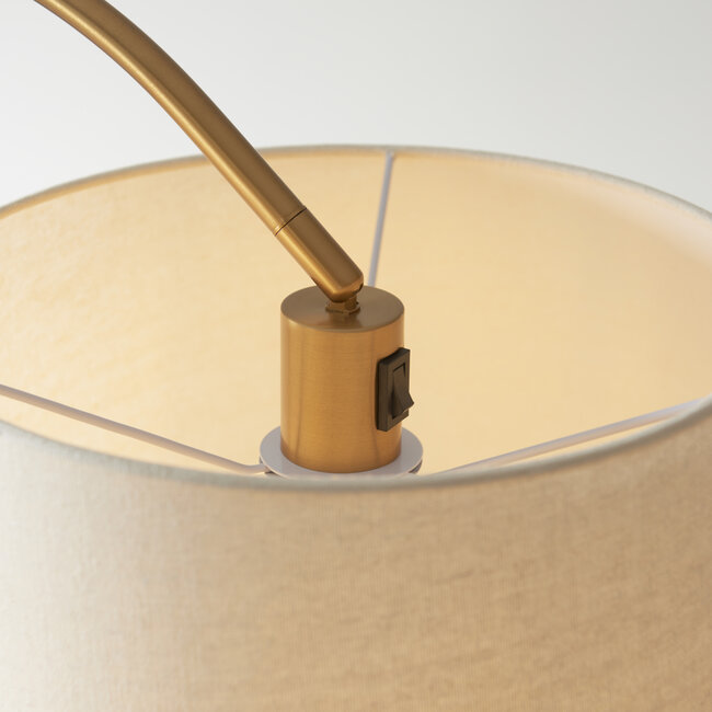 Carlson Floor - Warm Brass/Cream