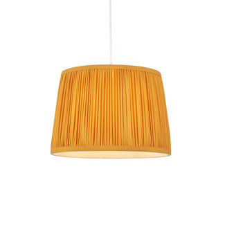 Silk pleated 40cm Orange