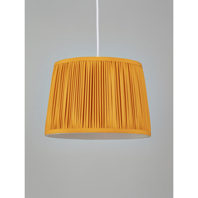 Silk pleated 40cm Orange