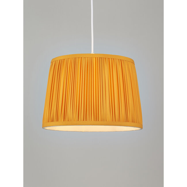 Silk pleated 40cm Orange