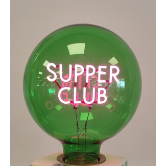 Supper Club Light Bulb - Green