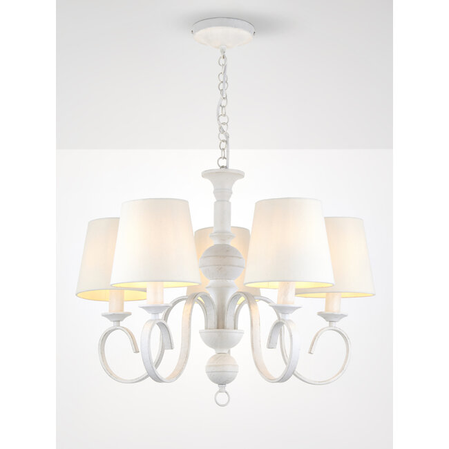 Carlita 5lt Shaded Pendant