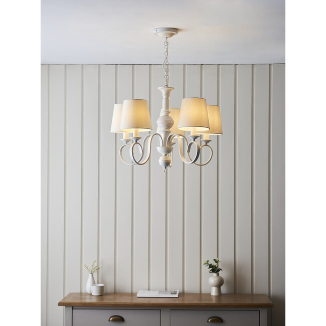 Carlita 5lt Shaded Pendant