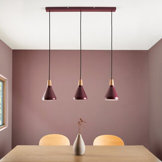 Wulston 3lt Bar Fitting Mulberry