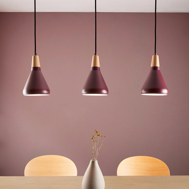 Wulston 3lt Bar Fitting Mulberry