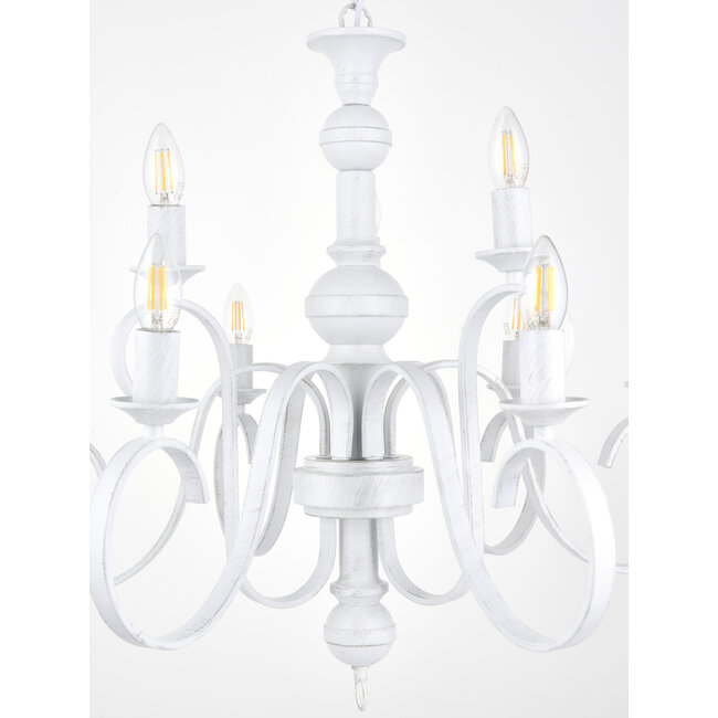 Carlita XL 9lt Pendant White