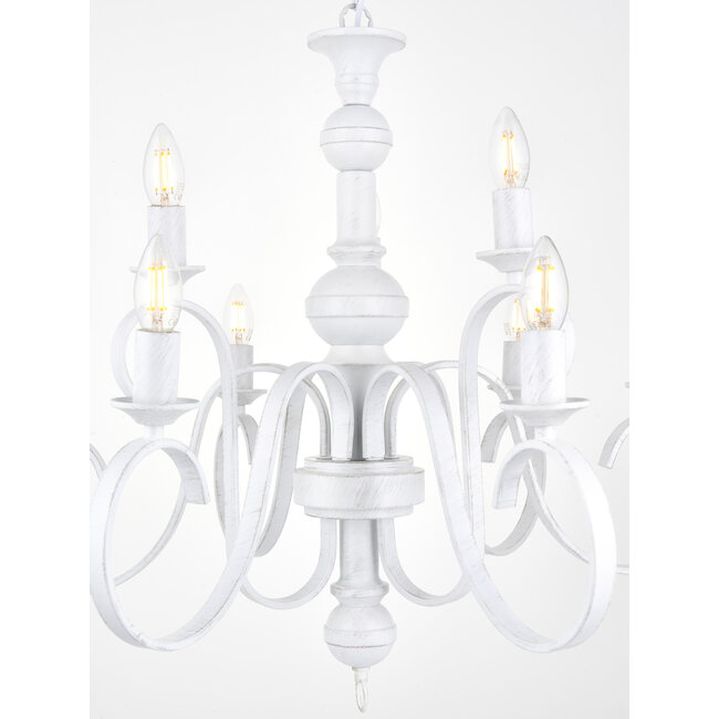 Carlita XL 9lt Pendant White