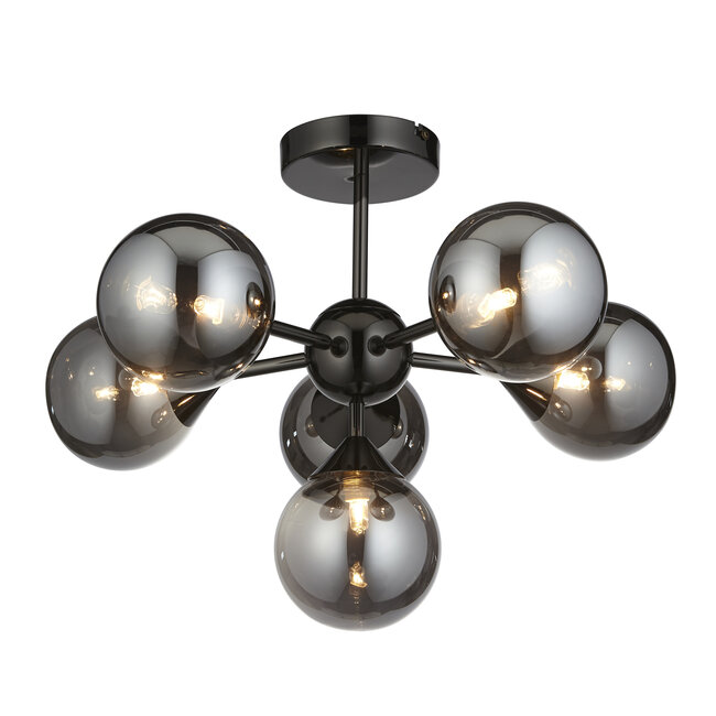 Oscar 6lt semi flush black