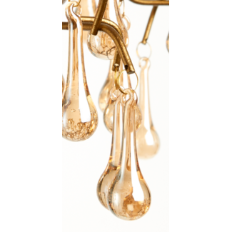 Customer Services Victoria - Gold Droplet O Ring pk of 2