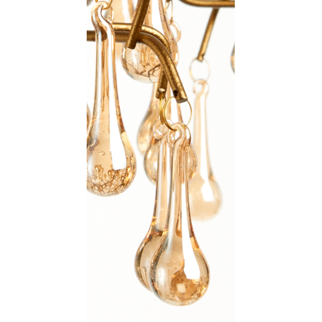 Customer Services Victoria - Gold Droplet O Ring pk of 2