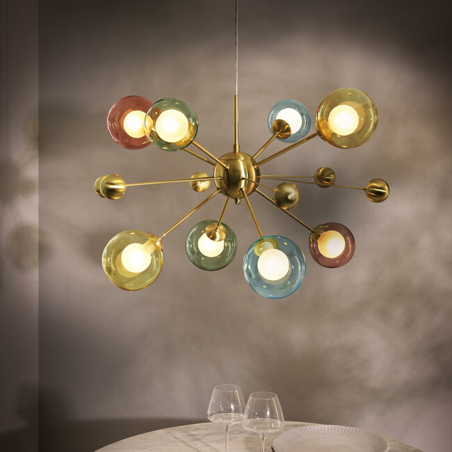 Eliza 8 Light Sputnik Fitting Multi