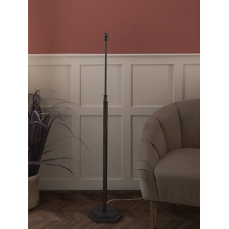 Hex Floor Lamp Base, Bronze