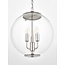 Park Globe 3lt Pendant Bright Nickel