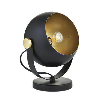 Table and Wall Lamp Black